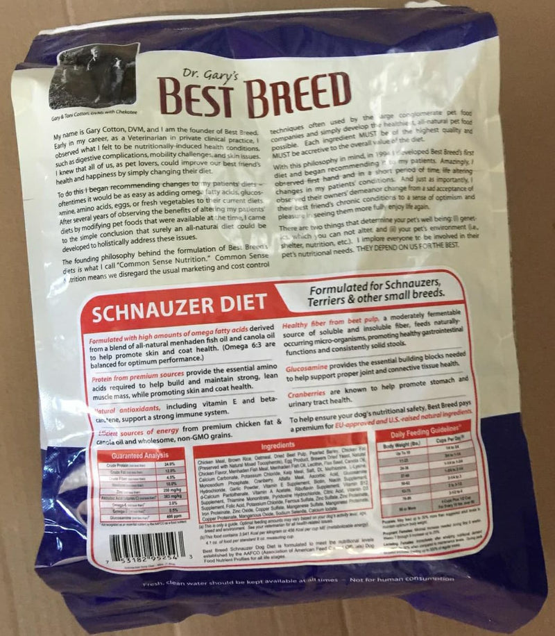 Dr. Gary's Best Breed Schnauzer Dog Diet