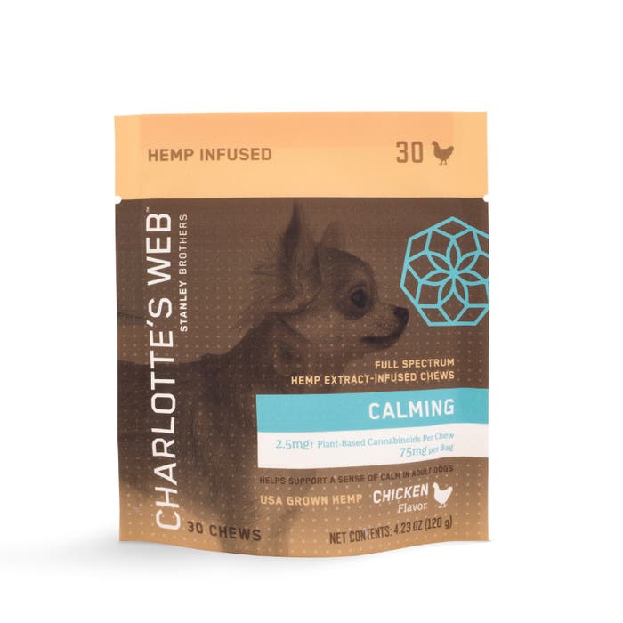 Charlotte's Web Hemp Infused Calming Chews for Dogs