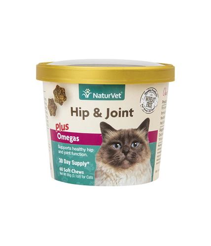 NaturVet Cat Soft Chews Hip & Joint Plus Supplement