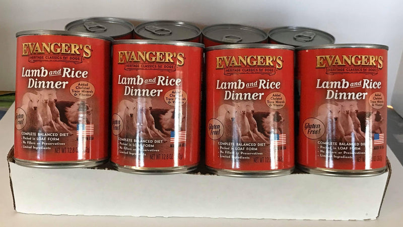 Evangers Classic Lamb and Rice Dinner Canned Dog Food