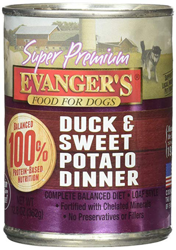 Evangers 12.8oz Prem Duck & Sweet Pot