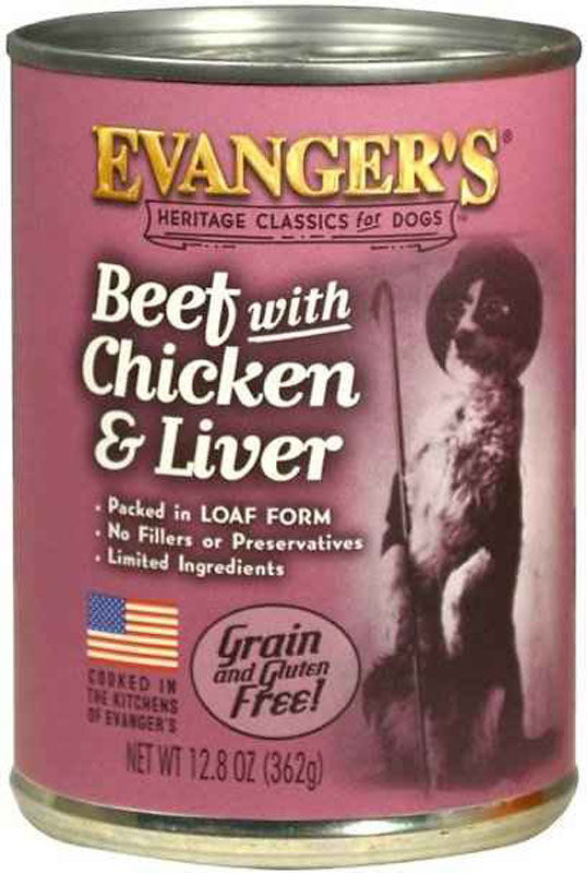 EVANGERS 20.2 OZ DOG CAN GF CLASSIC BEEF CHICKEN & LIVER