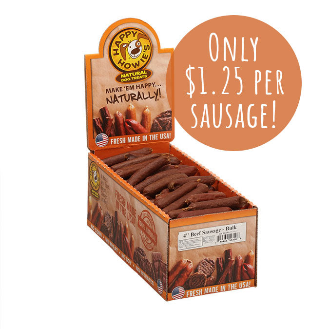 Happy Howies 4in Beef Sausage