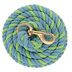Weaver Leather Products Cotton Lead Ropes Lime/Blue w/SB 225 Snap