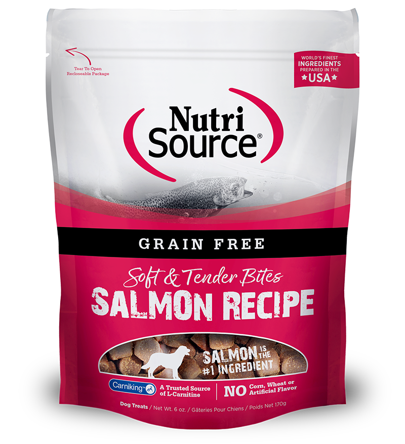Nutrisource Salmon Bites Treats 6oz