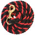Weaver Leather Products Cotton Lead Ropes Red/Black w/SB 225 Snap