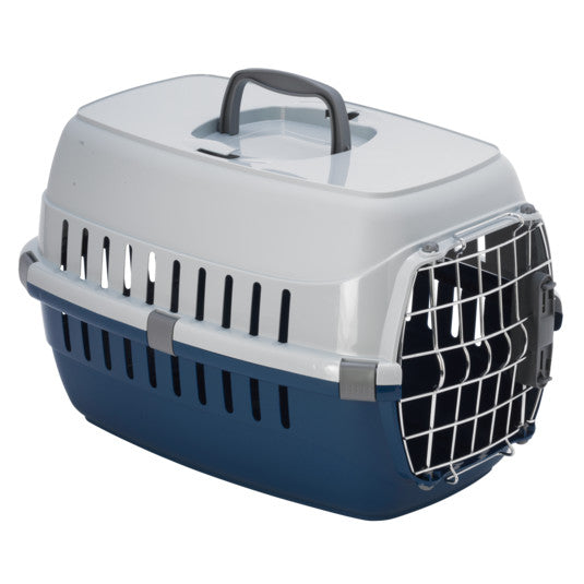Moderna Roadrunner 1 Spring Lock Pet Carrier Blueberry (Holds up to 11lbs)