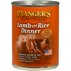 Evangers Classic Lamb and Rice Dinner Canned Dog Food