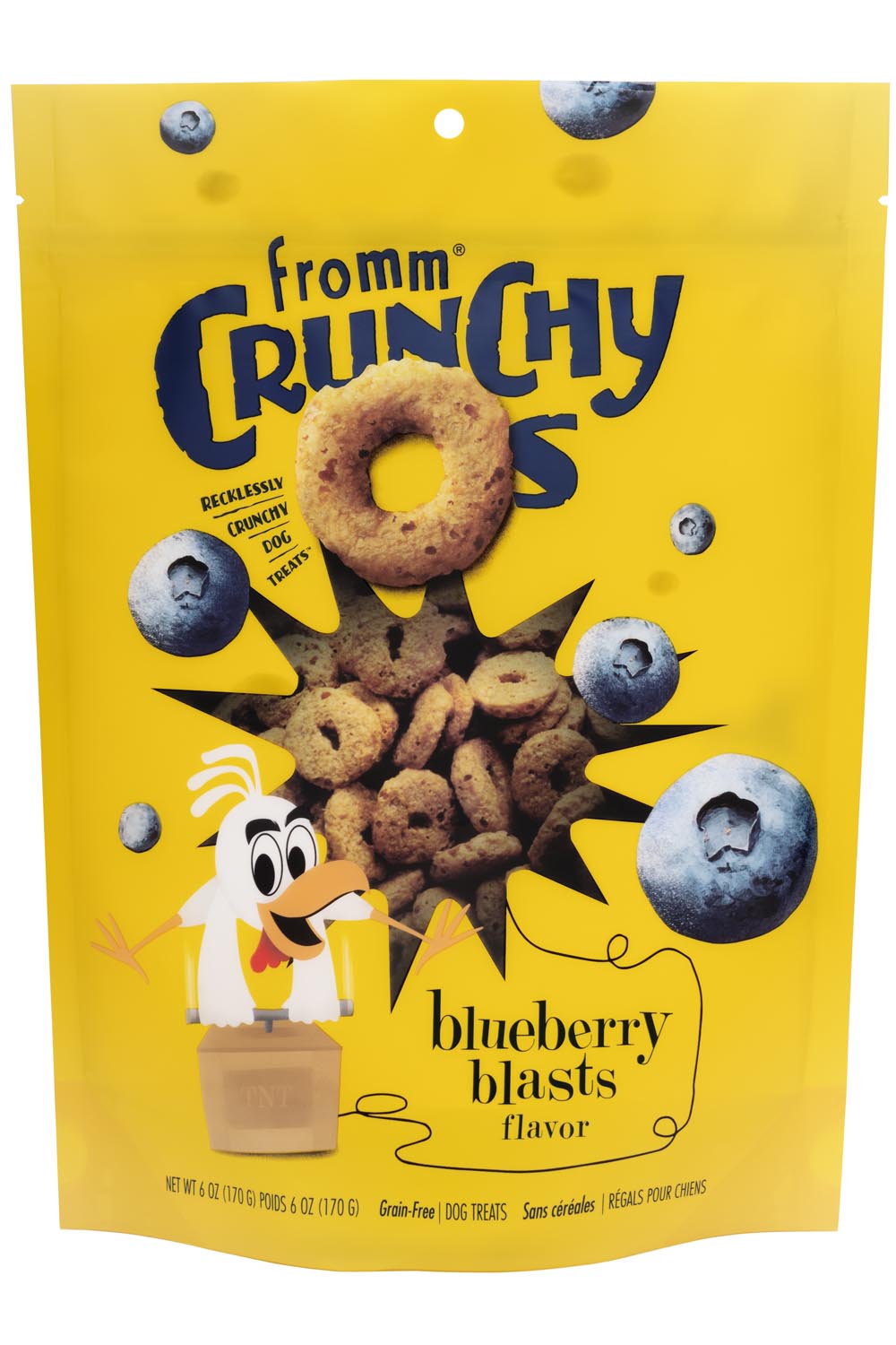 Fromm Four Star Crunchy O's Blueberry Blasts Dog Treats