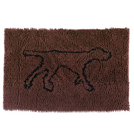 Tall Tails 35"x26" Wet Paws Large Brown Mat