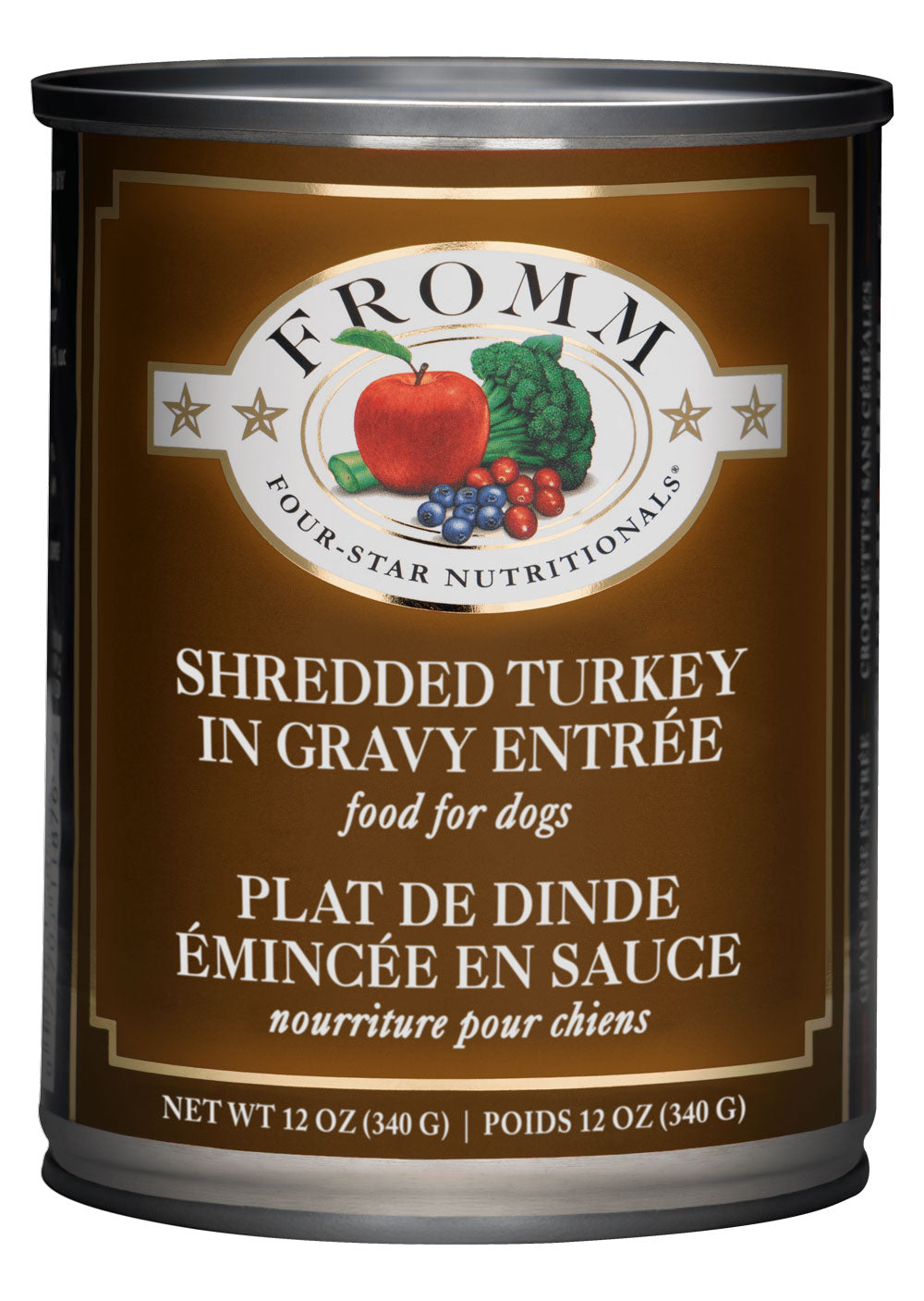 Fromm Family Four Star Shredded Turkey Entree Canned Dog Food