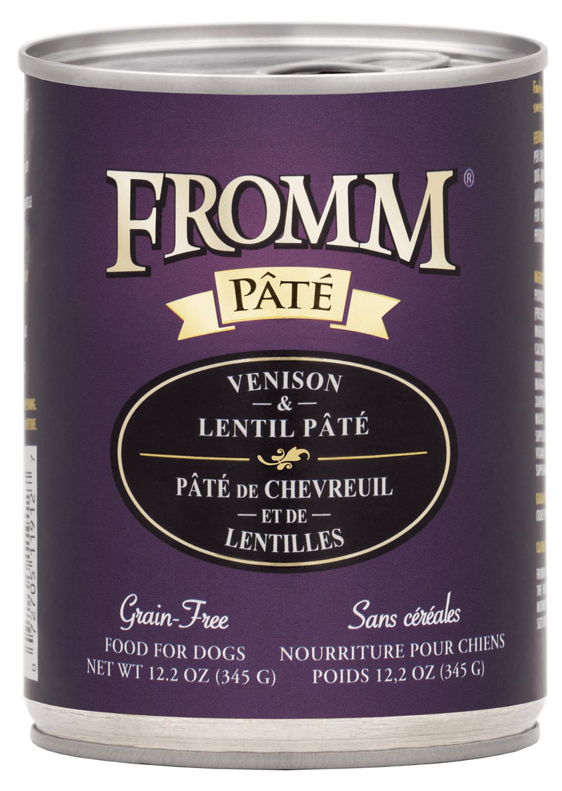 Fromm Family Gold Venison & Lentil Pate Canned Dog Food
