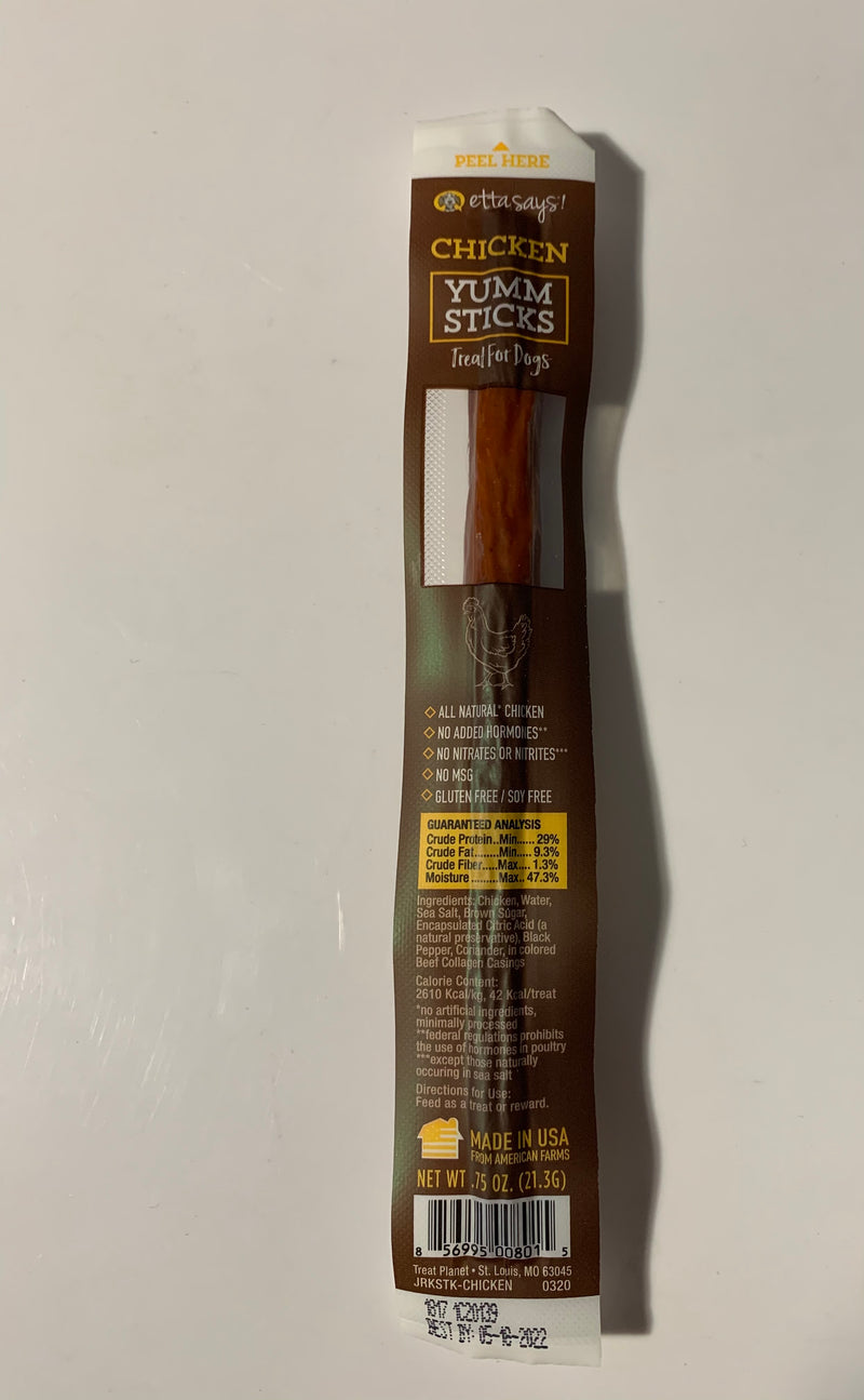 Etta Says! Chicken Yumm Stick .75oz