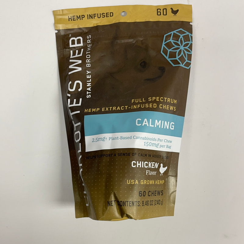 Charlotte's Web Hemp Infused Calming Chews for Dogs