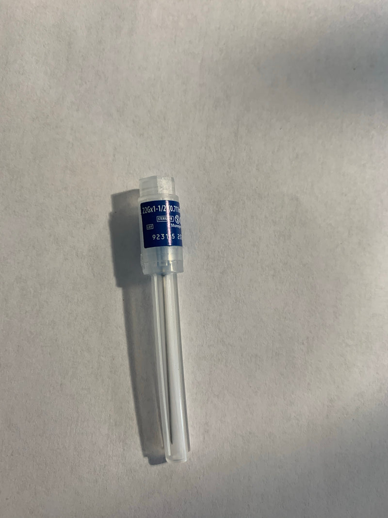 22 Gauge Blue Needle Each