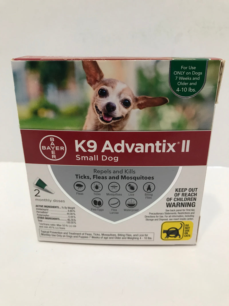 K9 Advantix ii Green Small Dog