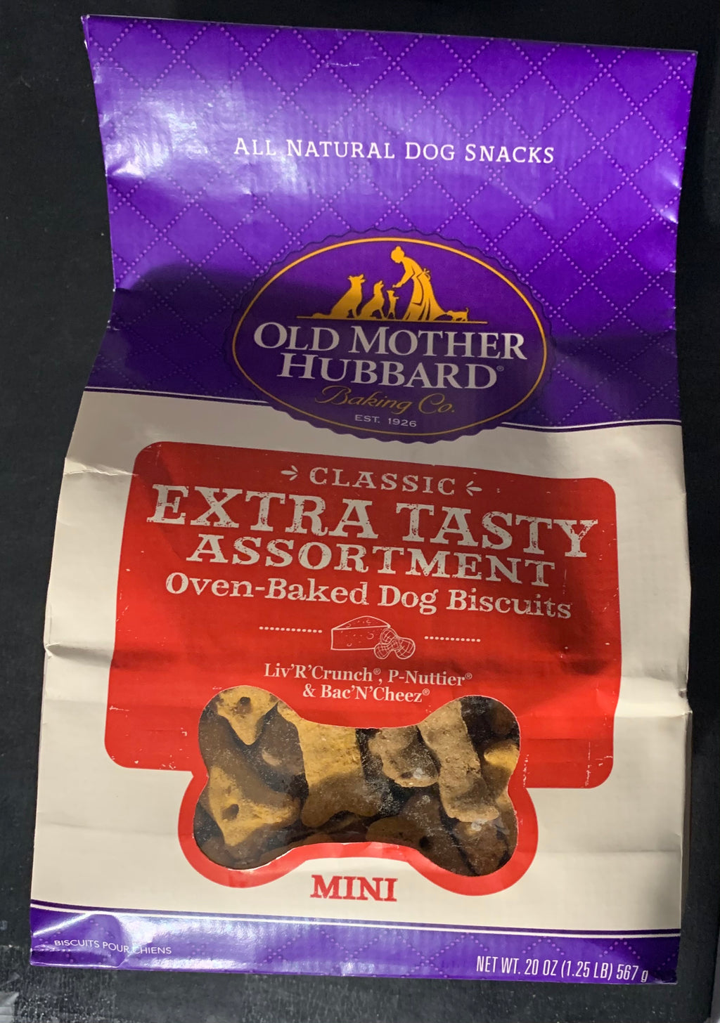 Old Mother Hubbard Classic Extra Savory Mix Assortment Oven-Baked Dog Treats