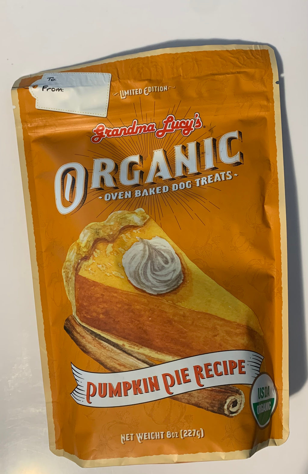 Grandma Lucy's Organic Pumpkin Pie (no wheat) 8oz Limited Flavor!