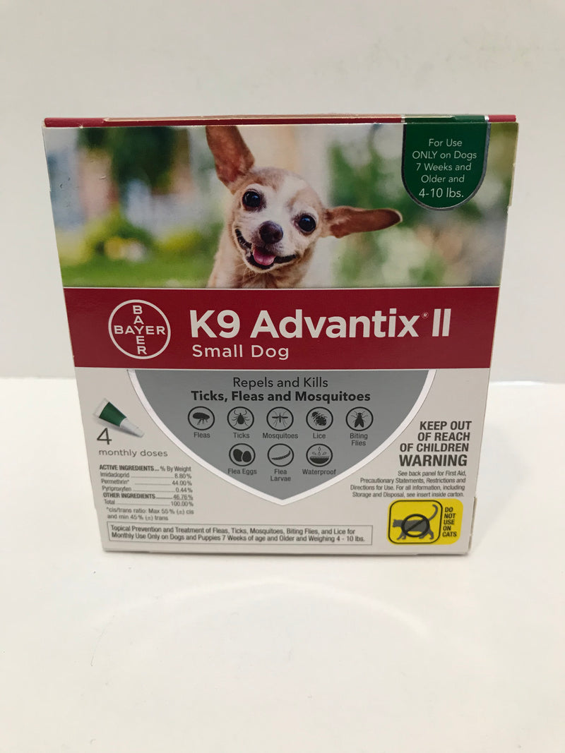 K9 Advantix ii Green Small Dog